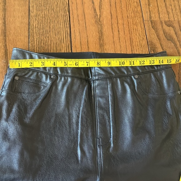 Spanx Faux Leather High Rise Skinny Pants - Picture 11 of 16